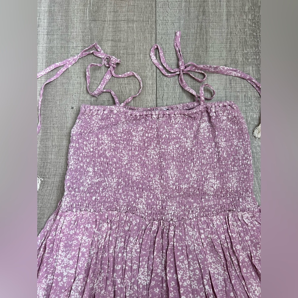 Vici Pink Lavender Floral Maxi Dress - Picture 3 of 11